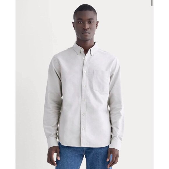 Everlane Other - Everlane Men's Classic Oxford Shirt Gray Size XS Button Down Long Sleeve